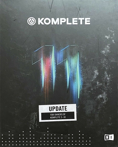 新版  UPGRADE版 11 KOMPLETE DTM/DAW